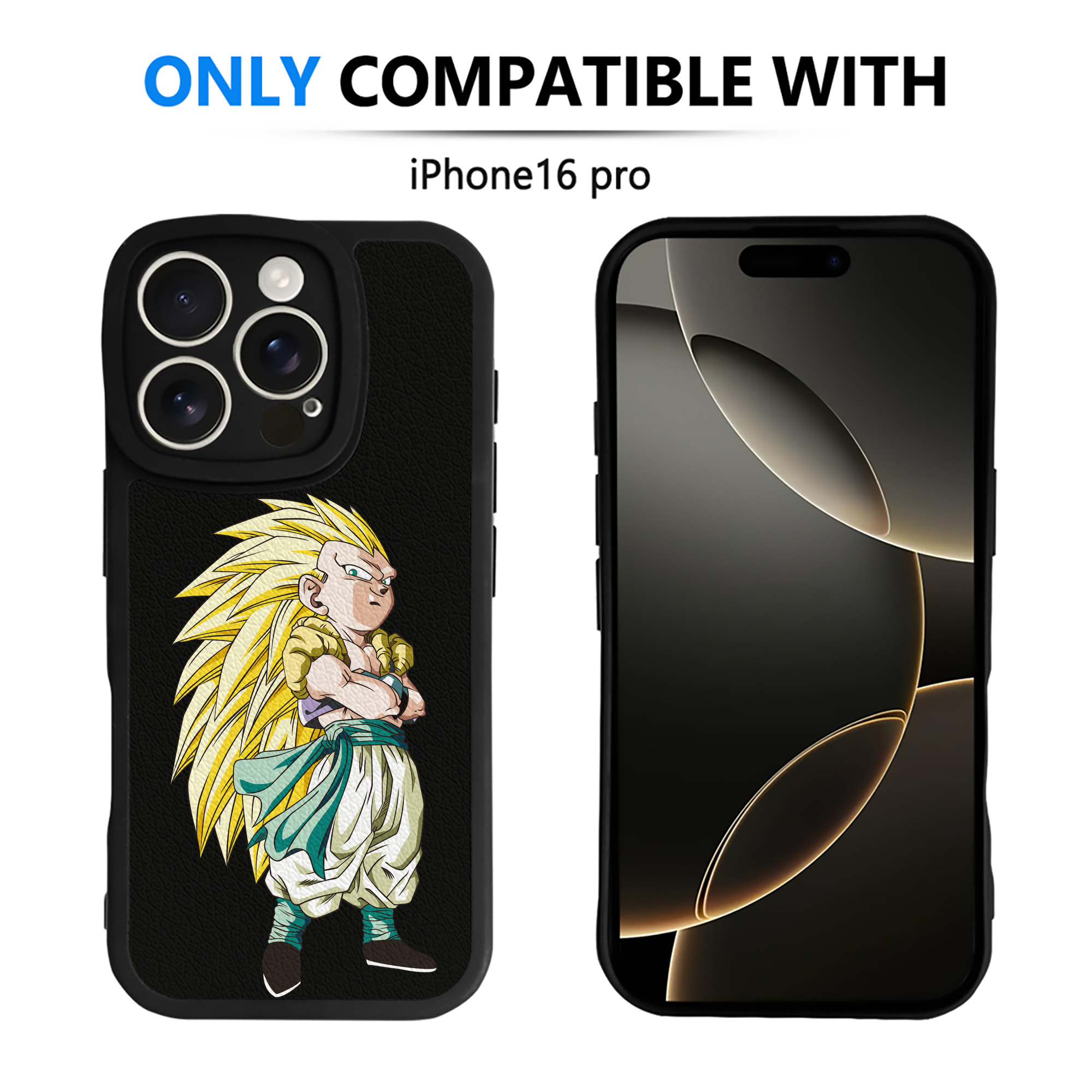 （画像用） ドラゴンボール ベジット DRAGON BALL Vegetto 【iPhone 16シリーズ対応】シリコンスマホケース（レザー調） 材質：シリコン